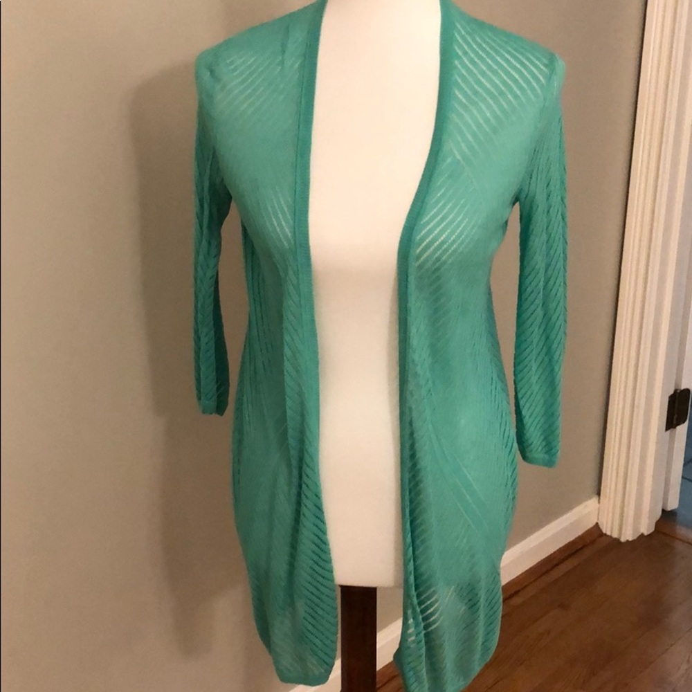 Teal Cardigan From The Limited Size Small